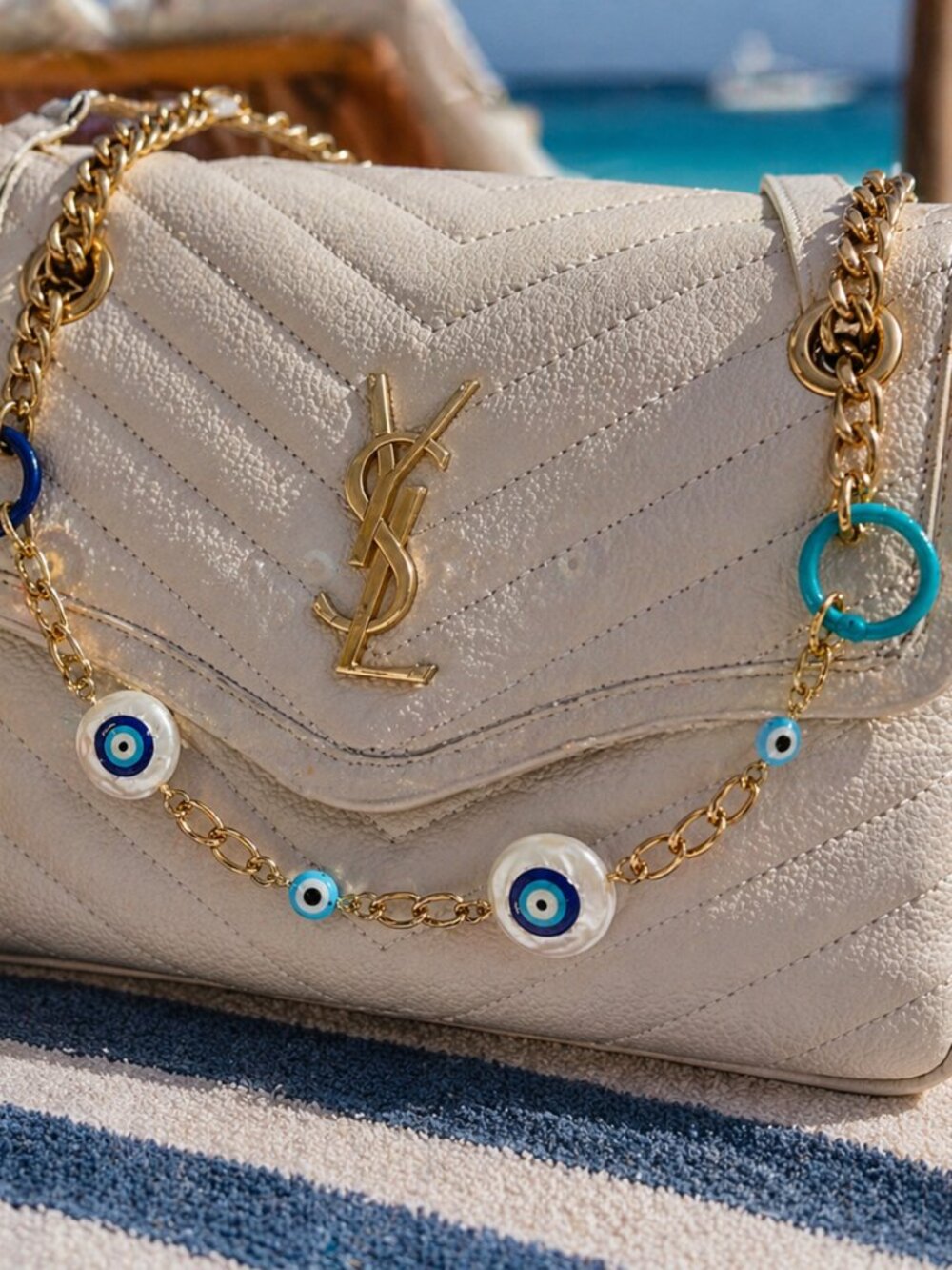 Evil Eye Keychain Charm
